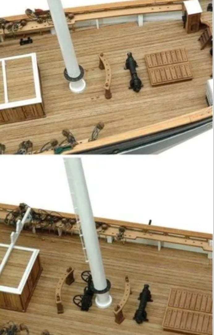 【希少商品】木製帆船模型 1/80カティサーク 帆付