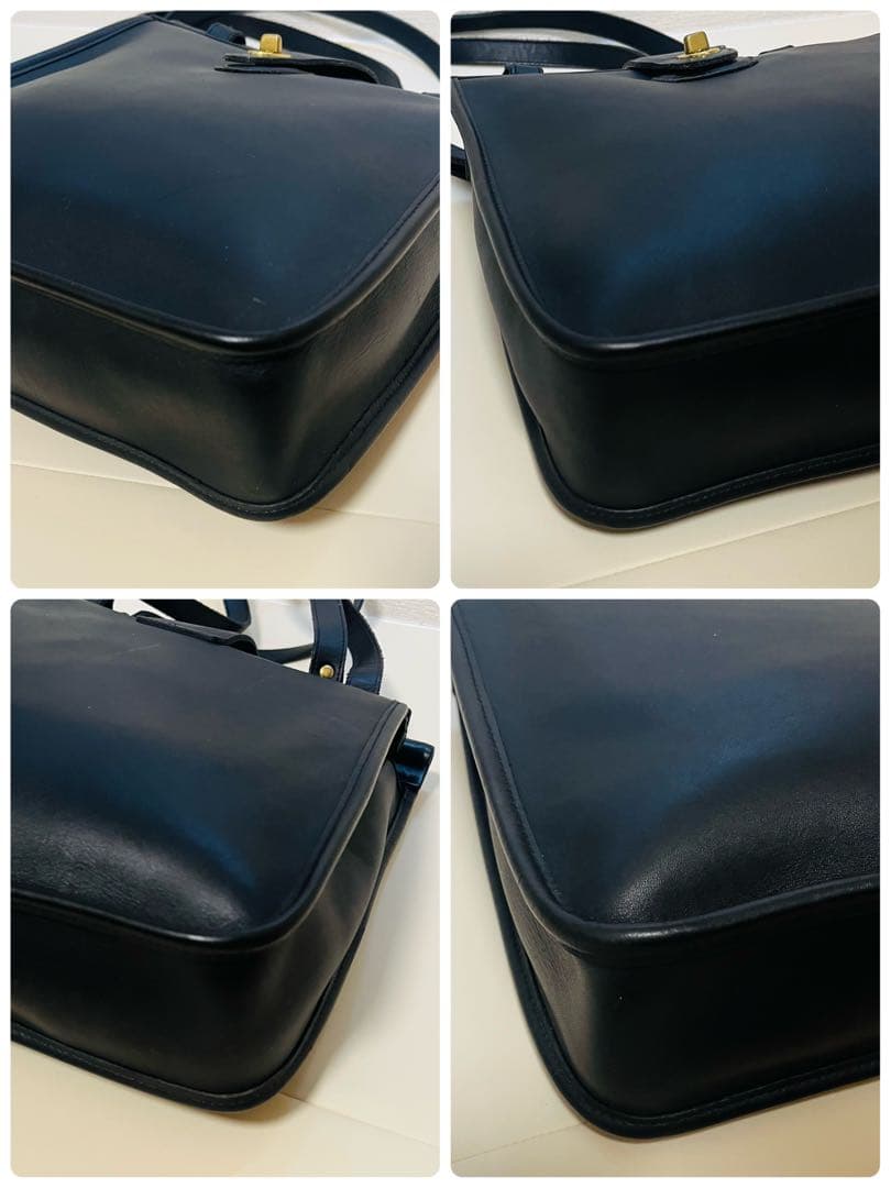 【激レア】OLD COACH USA製 ウィリスバッグ ブラック 肩掛け