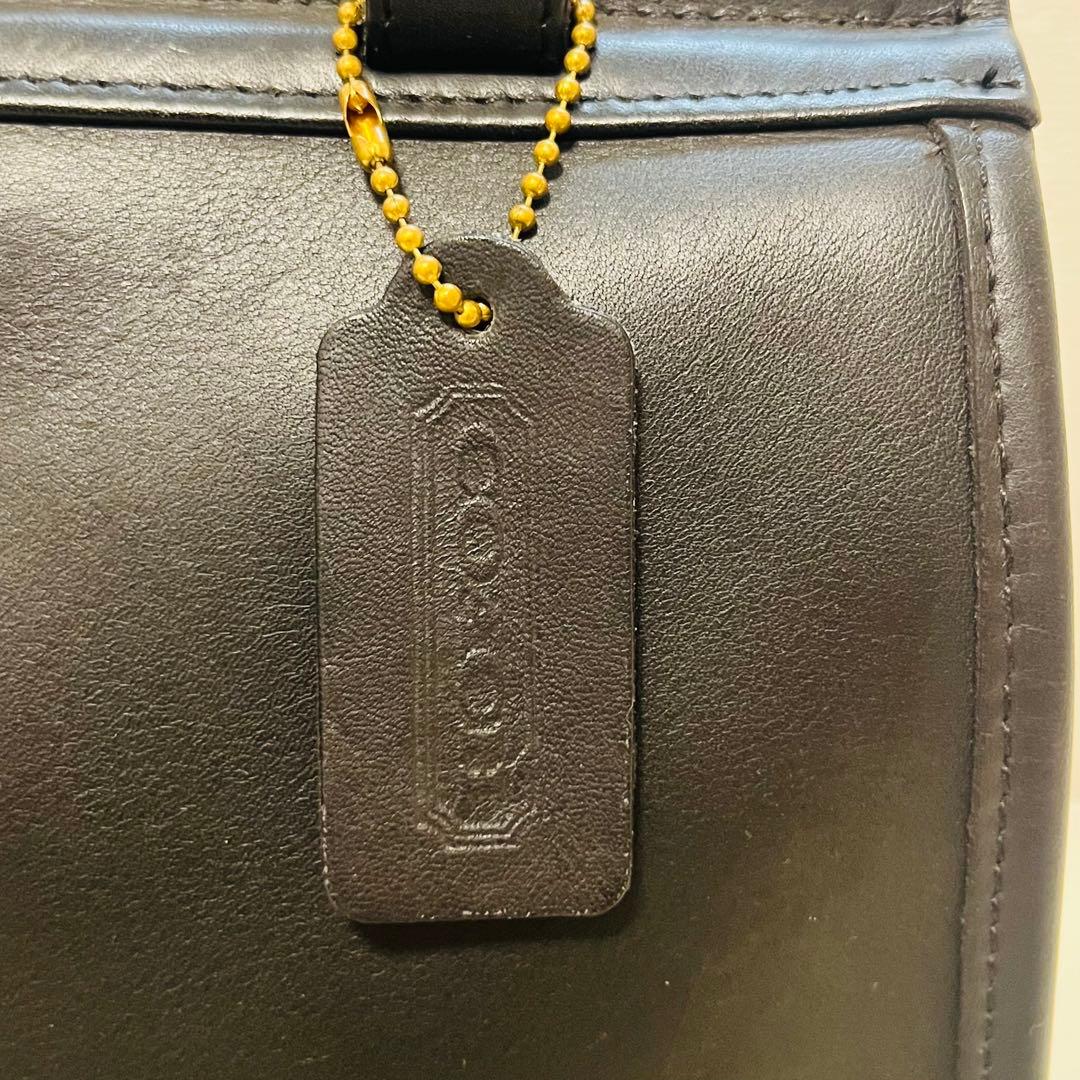 【激レア】OLD COACH USA製 ウィリスバッグ ブラック 肩掛け