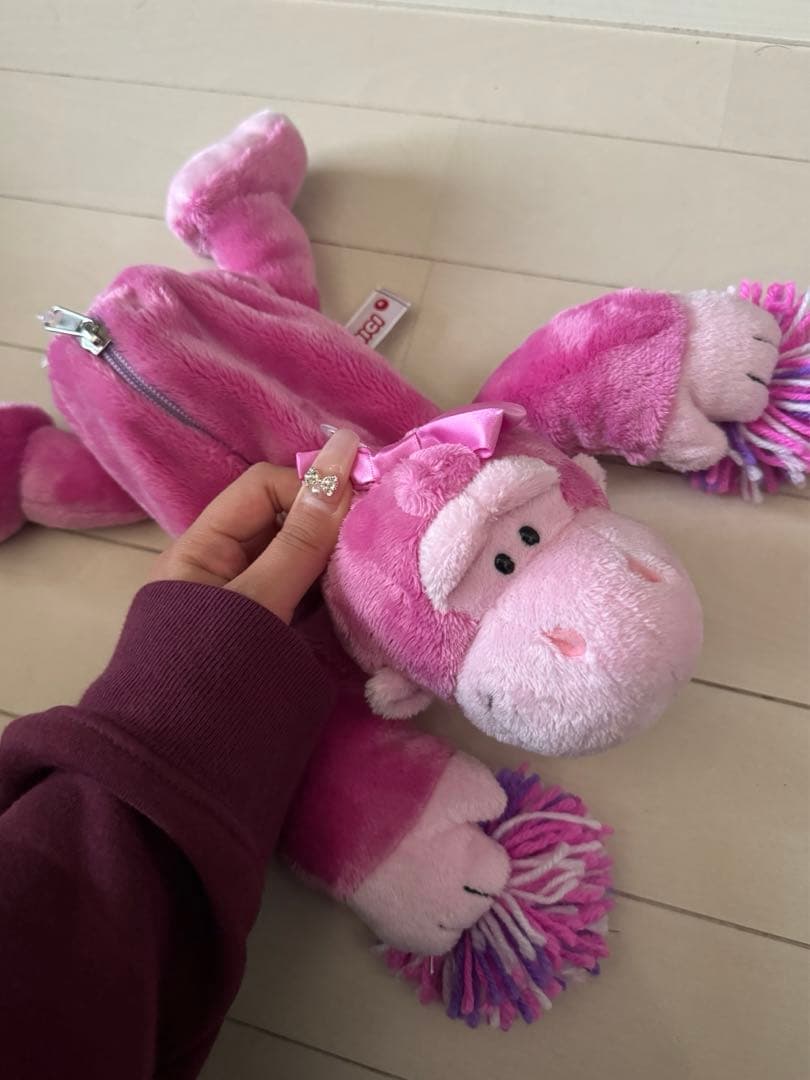 NICI ぬいぐるみペンケース　チアリーダー　ゴリラ　PLAZA限定