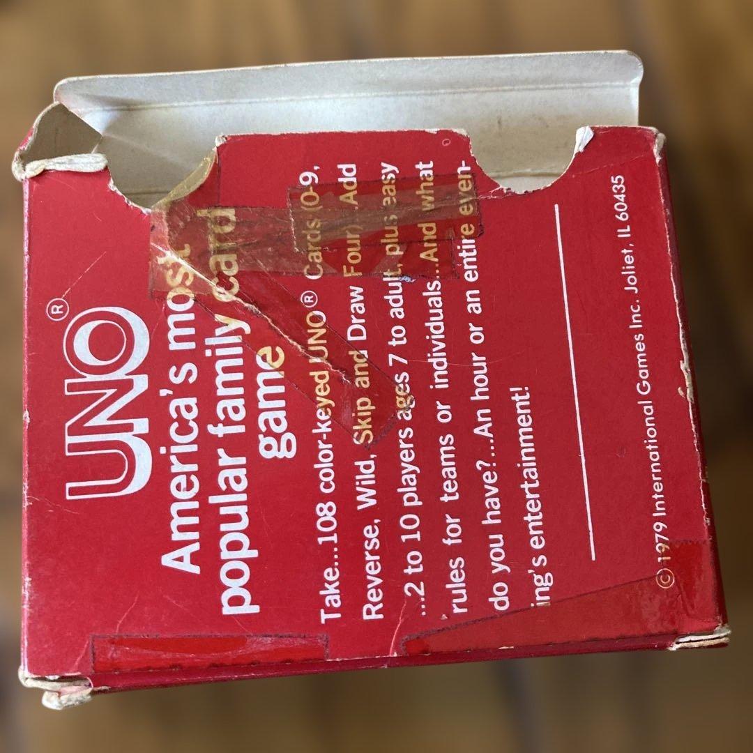 海外購入　年代物　UNO 1979年製 カードゲーム