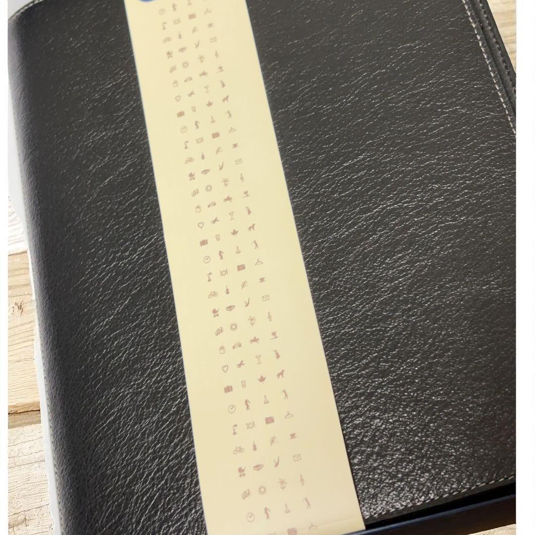 【新品 未使用】ファイロファックス ヘリテージ A5 ブラック 本革 箱付き