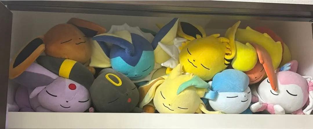 [値下げ交渉可] ポケモン ブイズ　ぬいぐるみセットpokemon ぐっすり