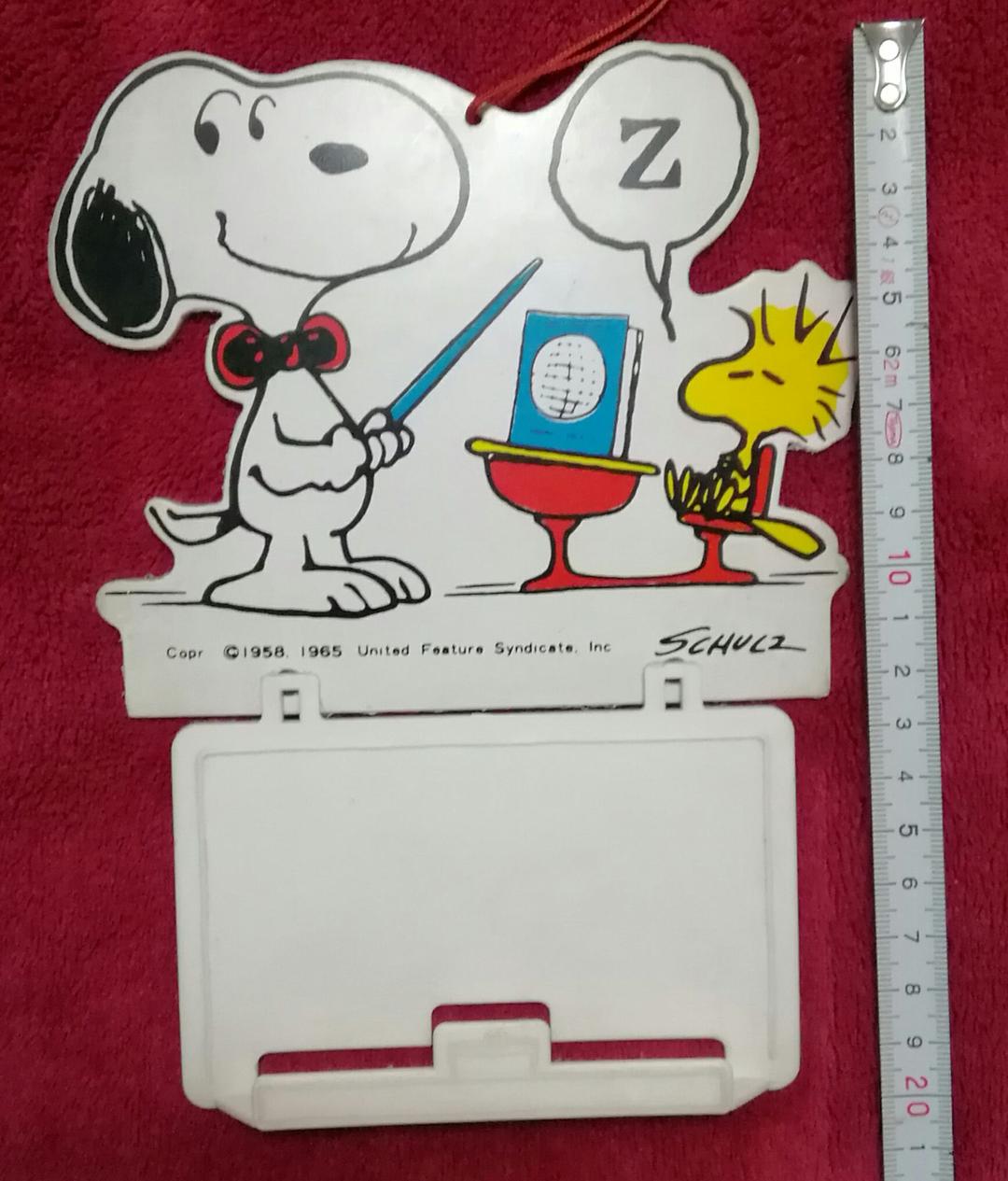 ビンテージ　スヌーピー　ミニ伝言板