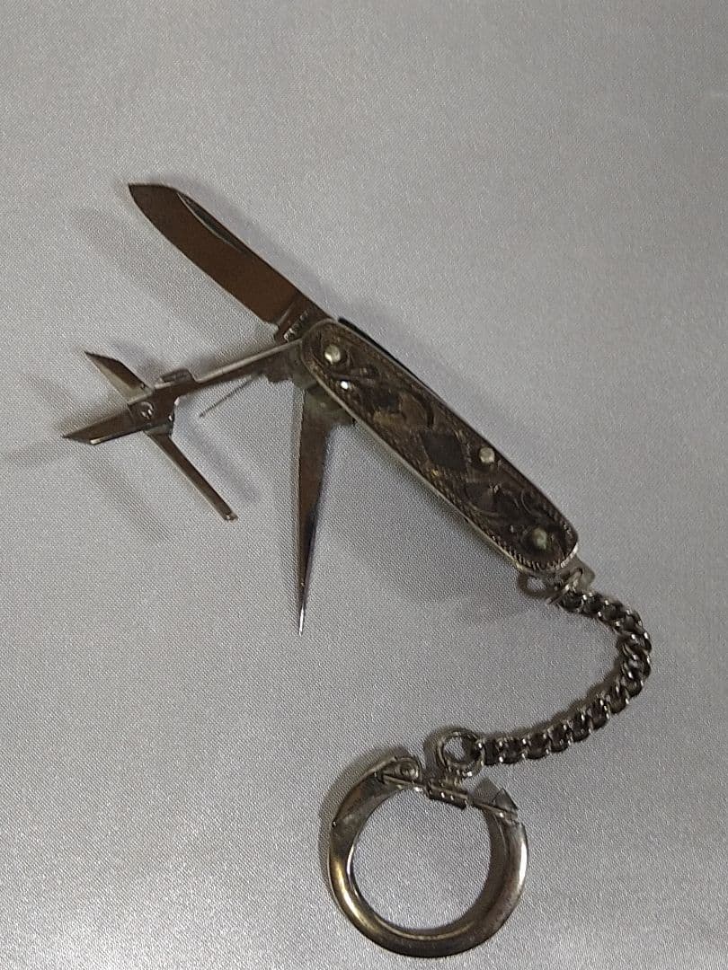 藤本ナイフ 東京ナイフ 純銀製 ペーパーナイフ ポケットナイフ 万能ナイフ