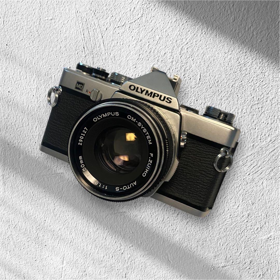 外観キレイ☆【OLYMPUS 】OM-1 MD フィルムカメラ