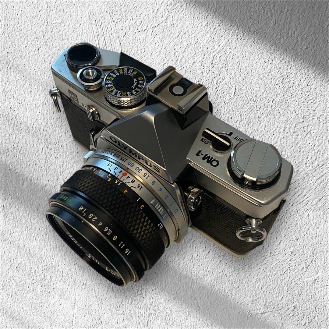 外観キレイ☆【OLYMPUS 】OM-1 MD フィルムカメラ