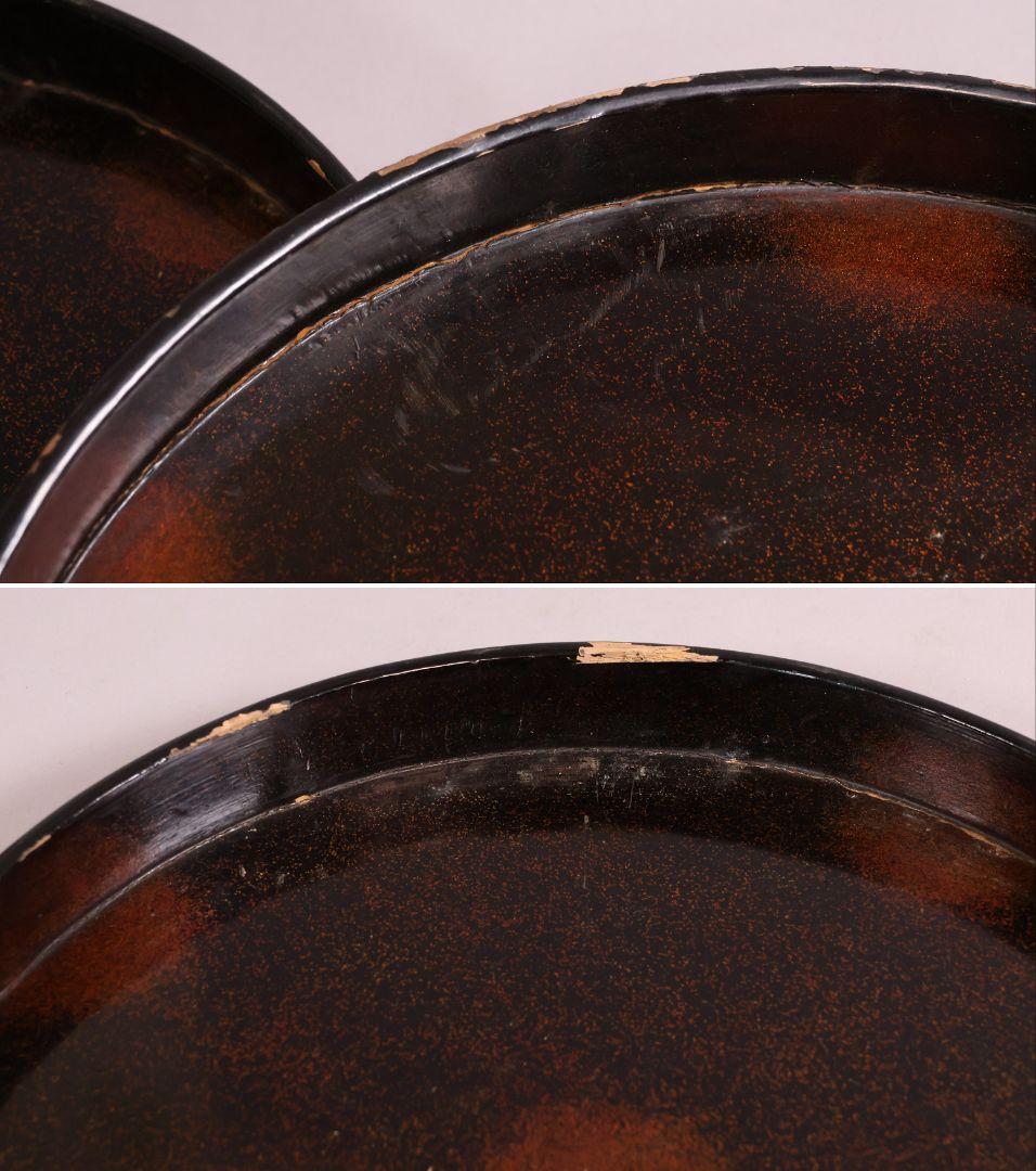 江戸期 田中伊賀守藤原吉次 松竹梅鶴亀 古鏡 和鏡 手鏡 稲家紋【MA606】