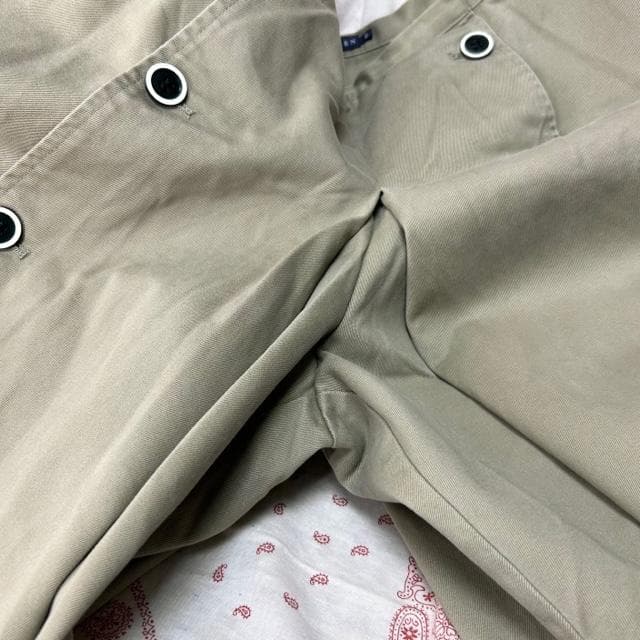 90s～00s Ralph Lauren 厚手チノ ワイドスカートパンツ 9