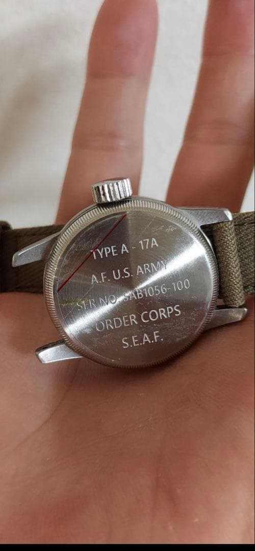 値下げ！世田谷ベース　S.E.A.F. TYPE A-17 パイロット腕時計