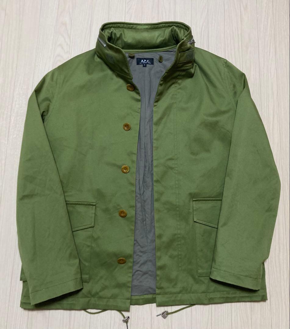 【週末セール】美品！A.P.C. アーペーセー コットンブルゾン ボアライナー付