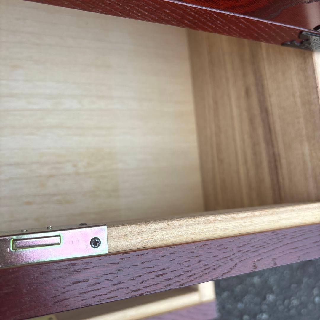 工芸家具　国産　飛鳥工芸　3段箪笥