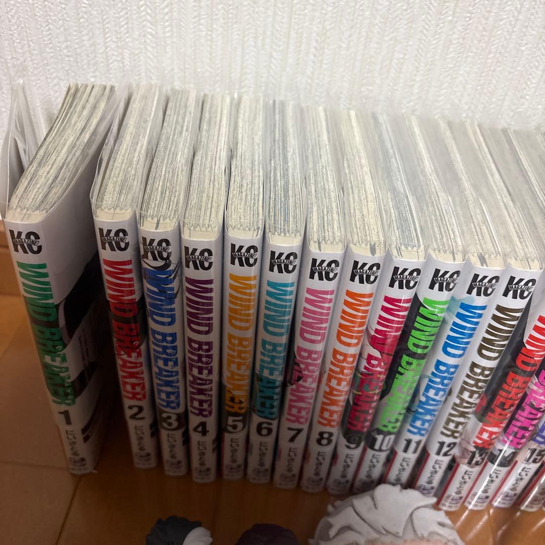 WIND BREAKER 全巻 1巻〜23巻 帯付き　アクスタ　キーホルダー付き