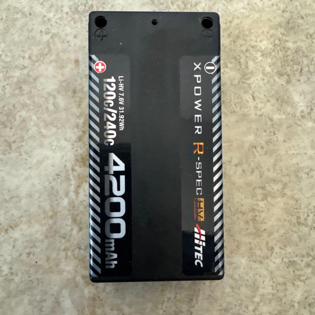 ハイテックリポバッテリーXPOWER HV 7.6V 4200mAh 2個セット