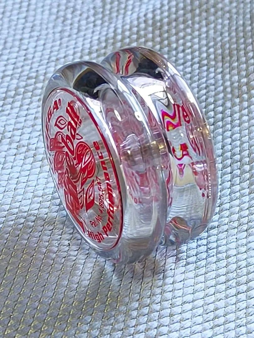 【激レア極美品】YOMEGA ファイヤーボール オールクリア×レッド