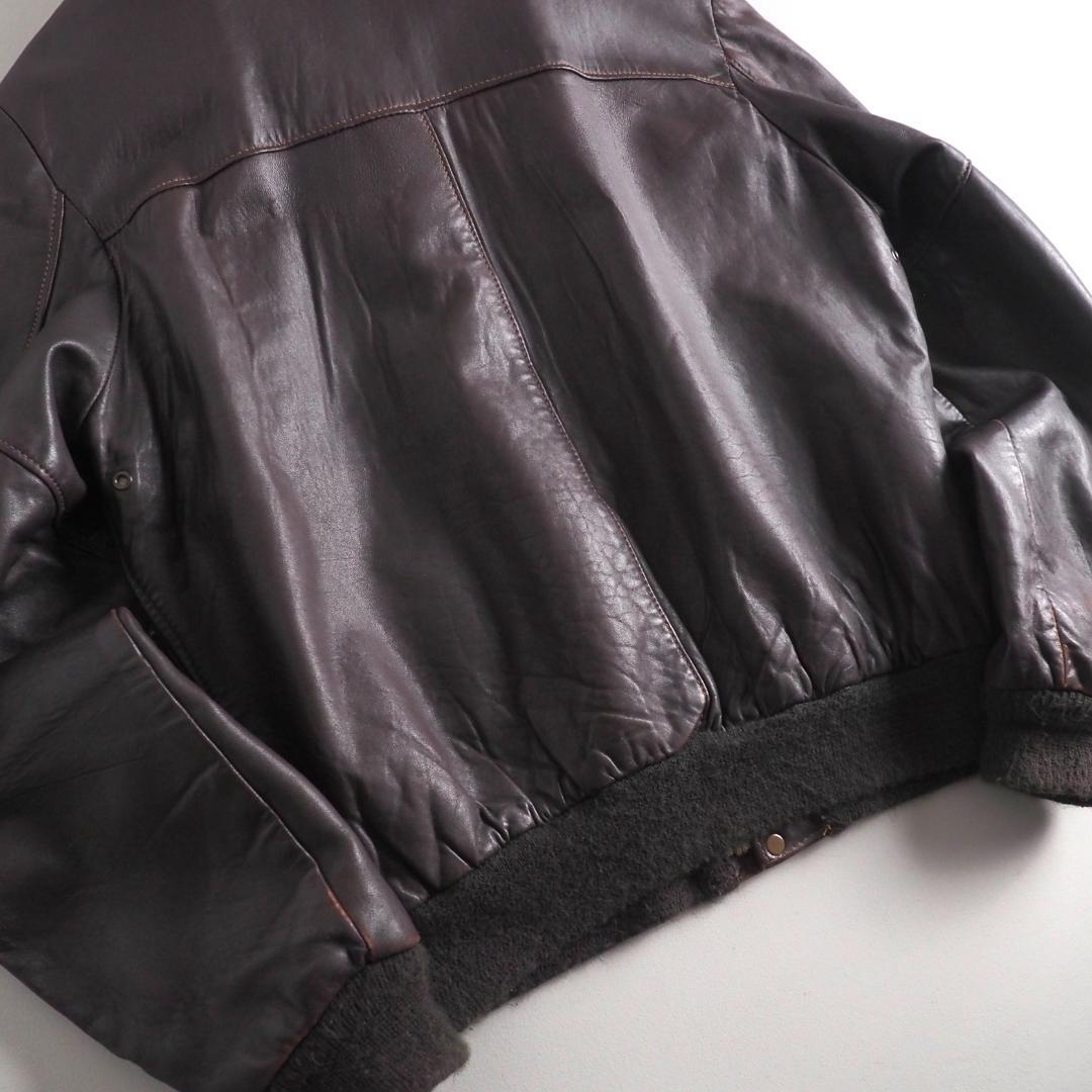 Schott　size40　シングルライダース　G-1　ダークブラウン　美品