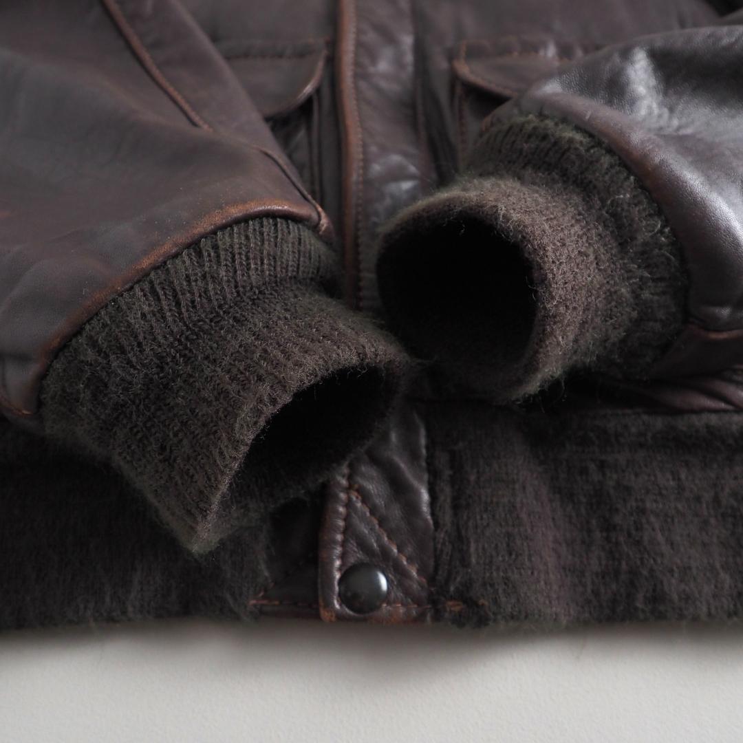 Schott　size40　シングルライダース　G-1　ダークブラウン　美品