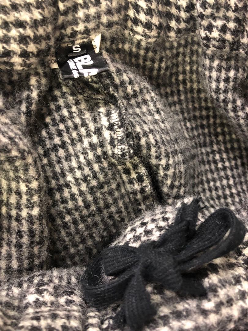 BLACK COMME des GARCONS チェック サルエルパンツ