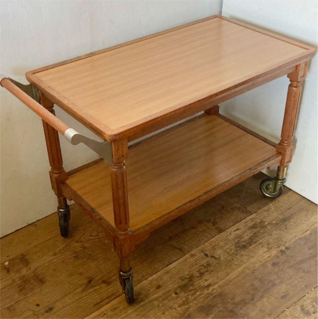 国産ヴィンテージ インダストリアル 大型ワゴン ディスプレイ 店舗什器