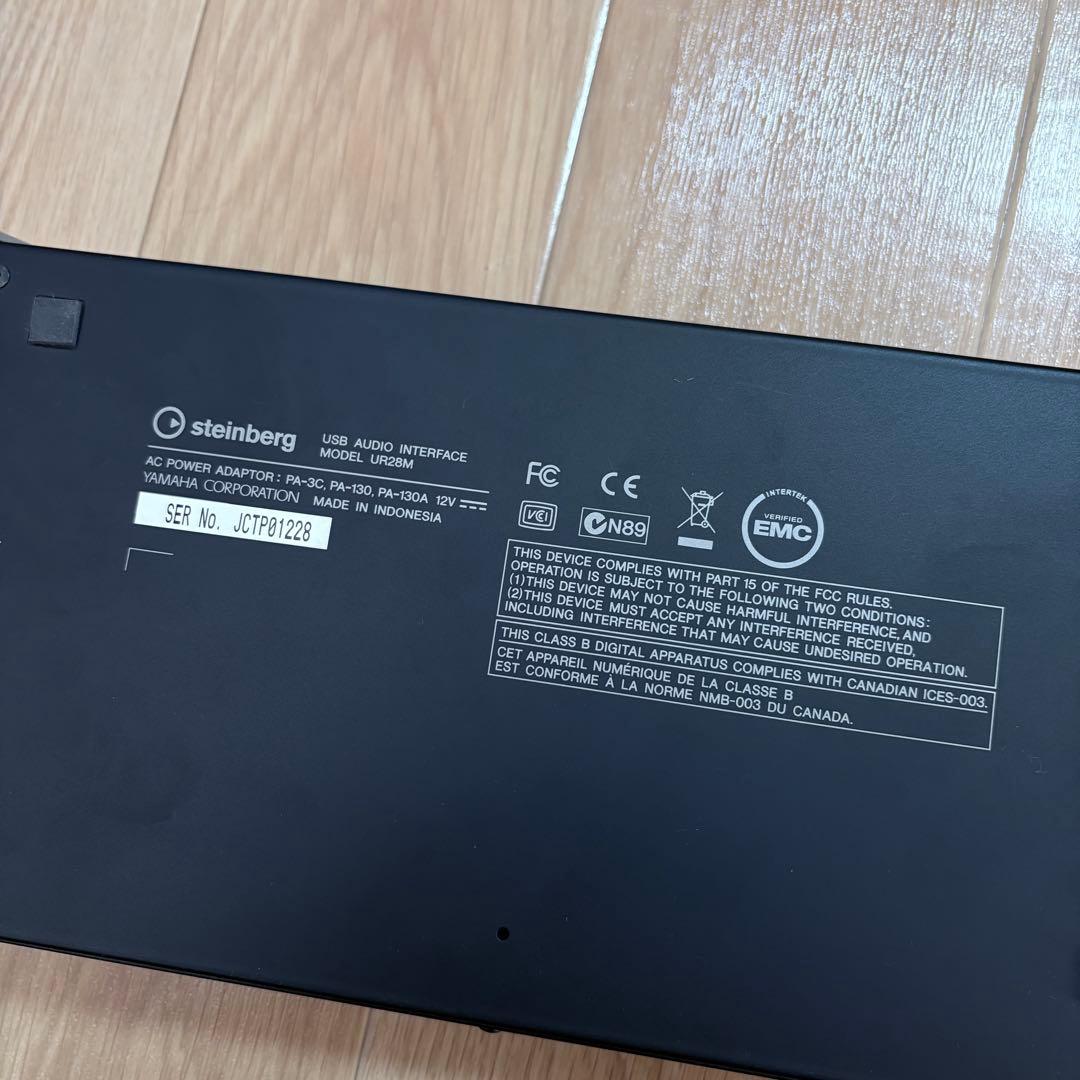 値下げ・美品！Steinberg UR28M！オーディオインターフェース送料無料