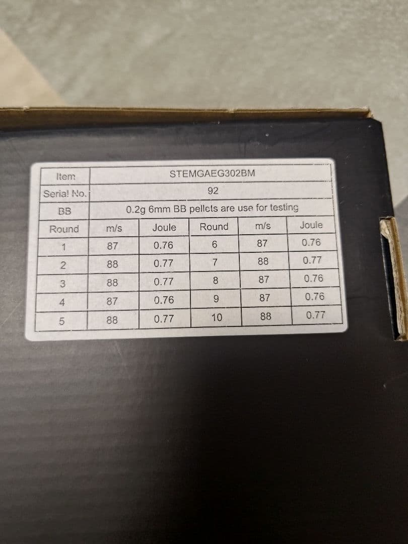 S&T STEMGAEG302BM 電動ガン