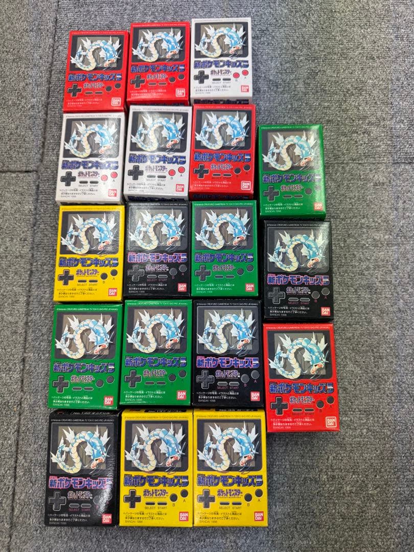 新ポケモンキッズ5　初期物　1998年　全種 未開封