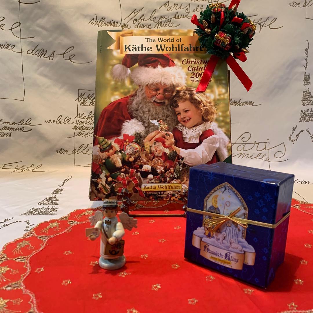 ドイツ製　木製人形　ケーテウォルファルト社の限定クリスマス天使の男の子郵便屋さん