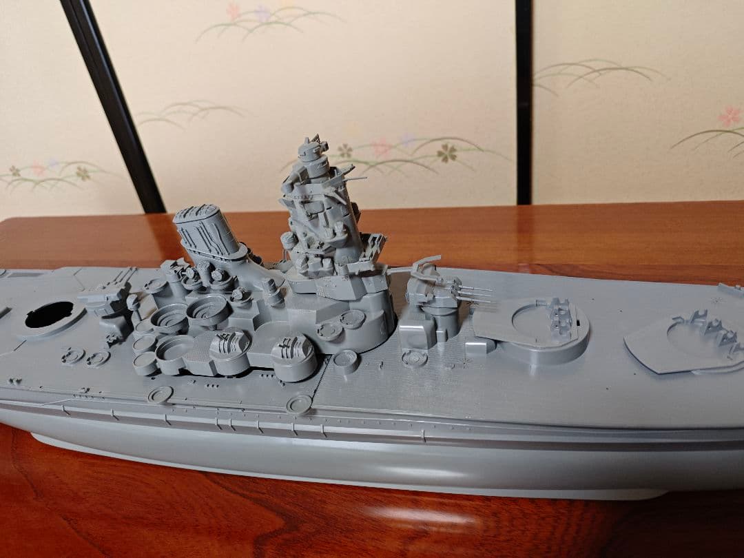 戦艦大和 1/250 プラモデル 一部未組立