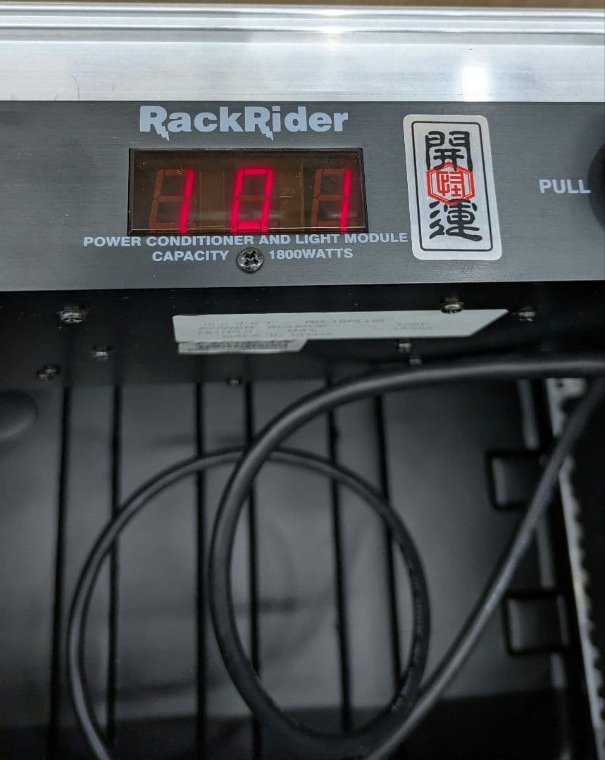 SKB ラックケース 6U ラック FURMAN RackRider 電源