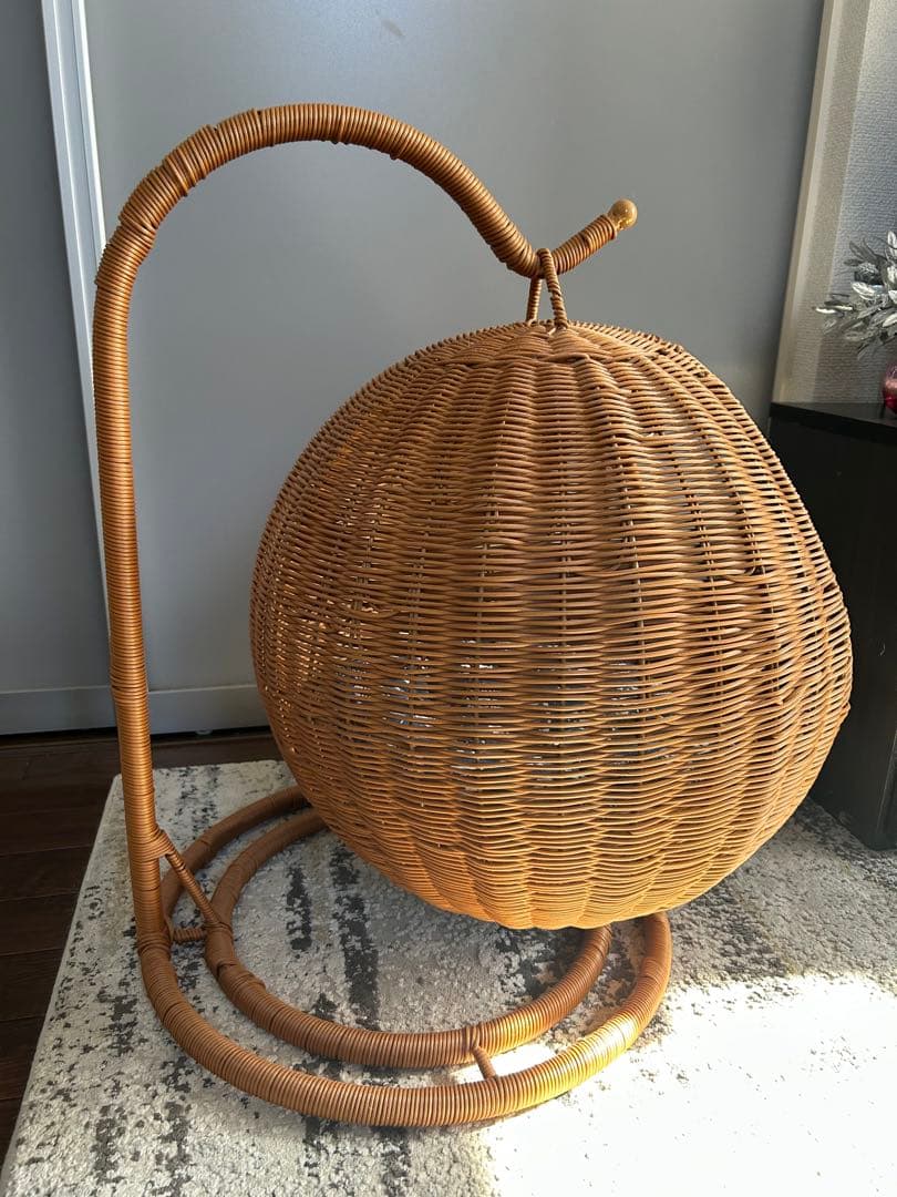 猫用ハンモック型ベッド ウィッカー製