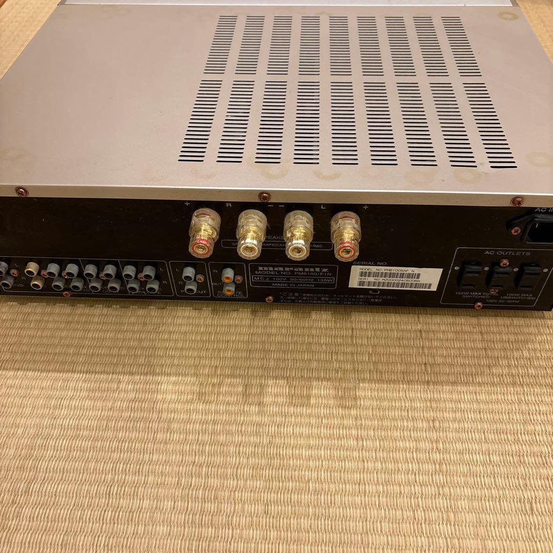 【おまけ:ONKYOスピーカー2個付】marantz PM6100SA アンプ
