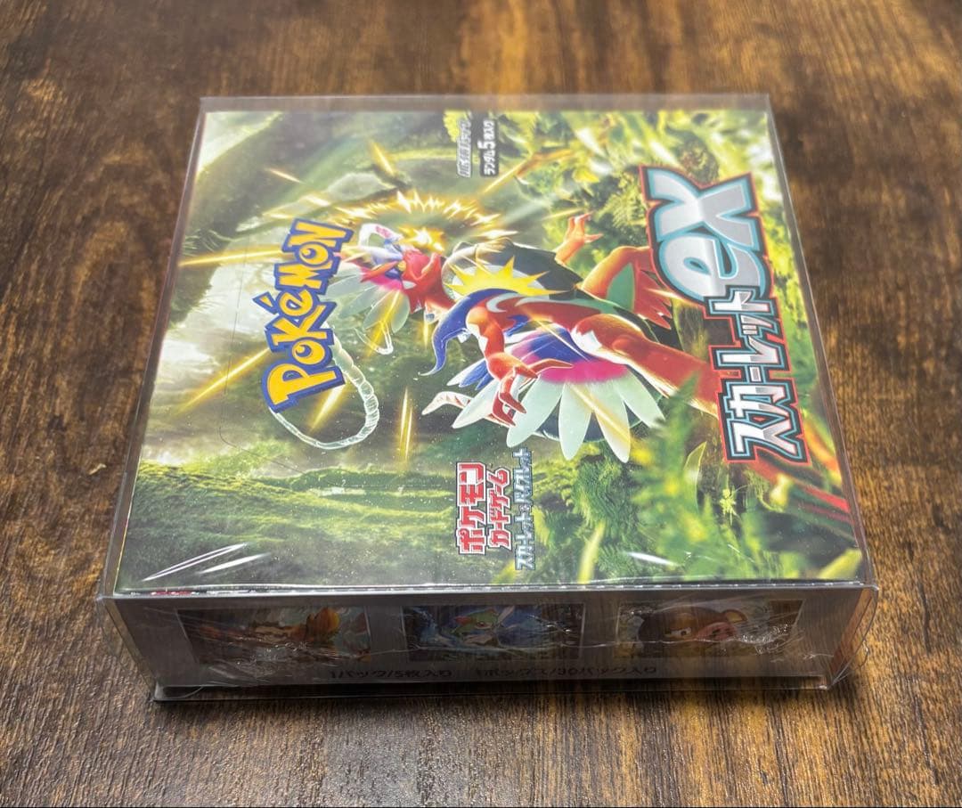 新品未開封　シュリンク付き　ポケモンカードスカーレットex