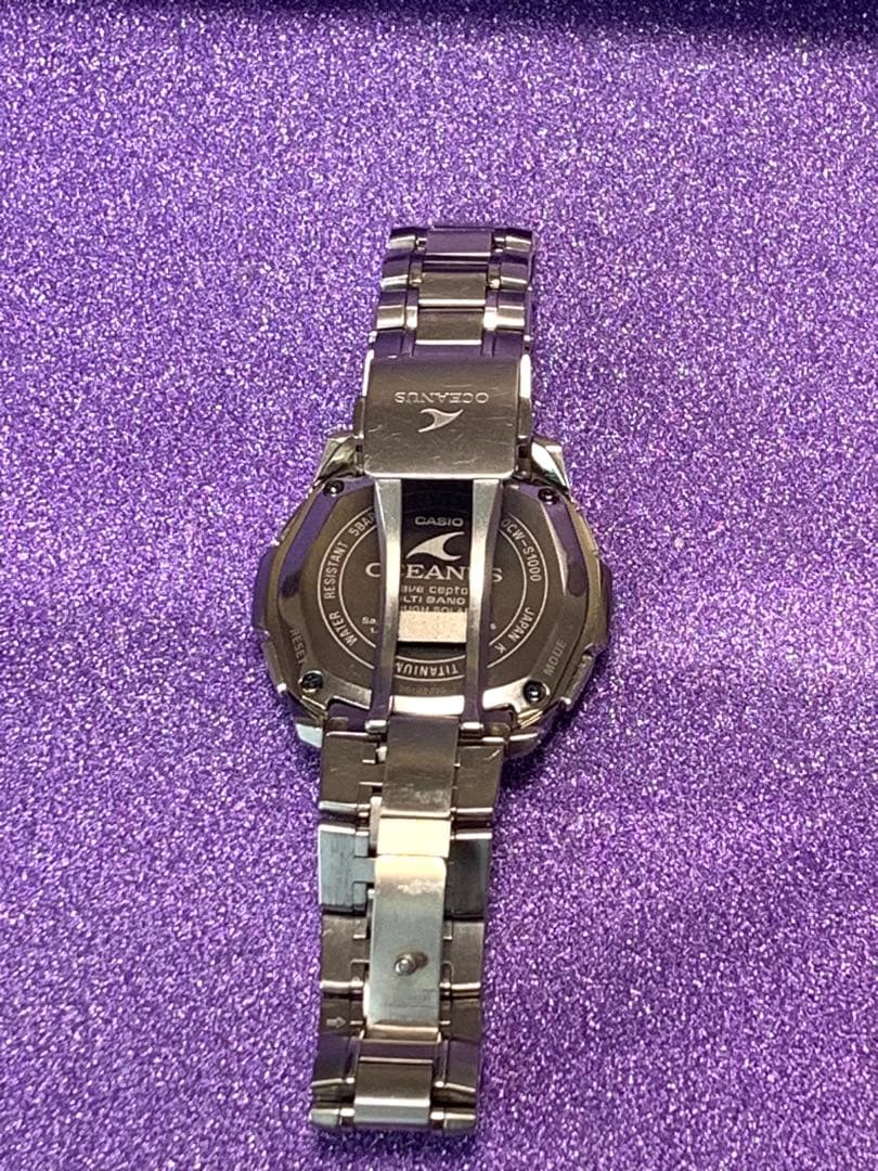 カシオ電波ソーラー腕時計OCEANUS Manta OCW-S1000