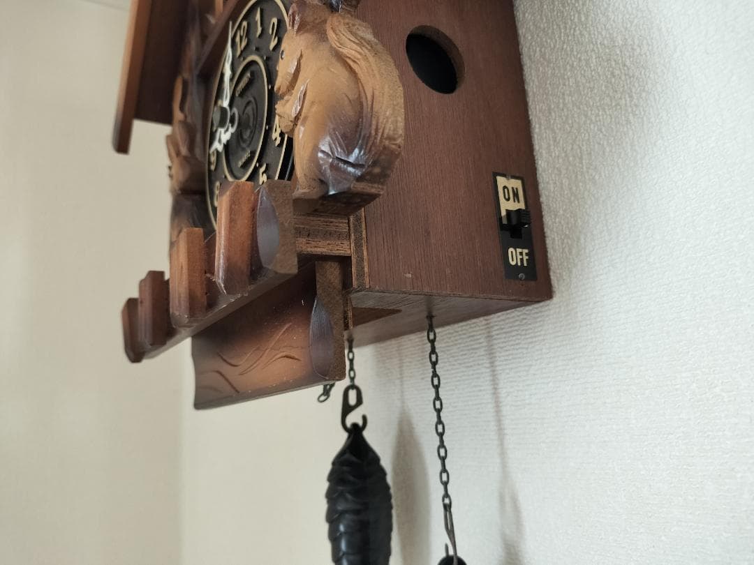 鳩時計　シチズン　リズム時計　４MJ707-0　CITIZEN　カッコージュニア