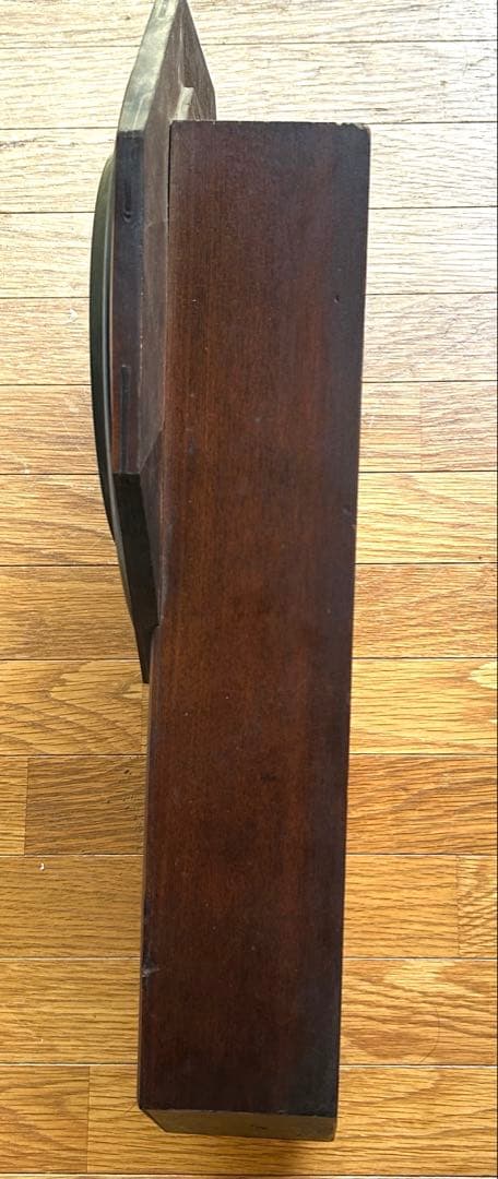 昭和レトロなアンティークSEIKOSHA 木製八角形壁掛け時計H④