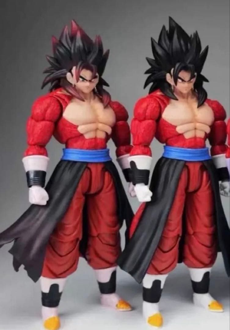 海外 ドラゴンボール スーパーサイヤ人4 ベジット セット フィギュアーツサイズ