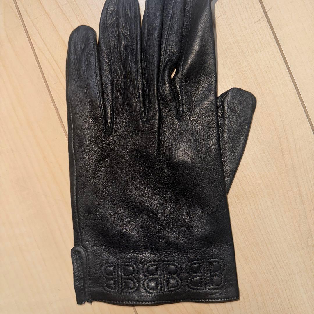 バレンシアガ　レザー　グローブ　手袋