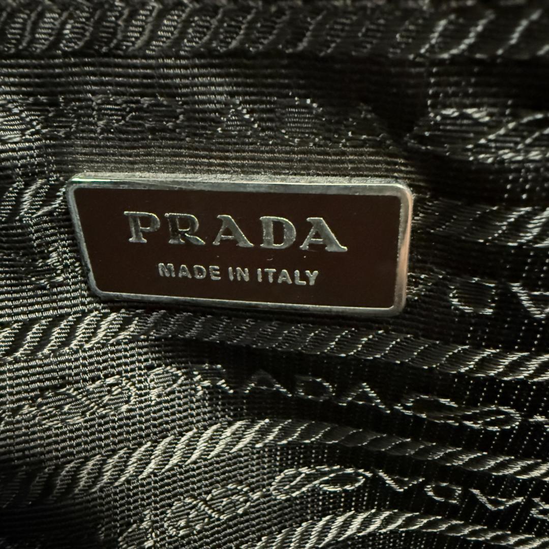 希少カラー✨PRADA サフィアーノ 三角ロゴ 2層 レザー A4ブリーフケース