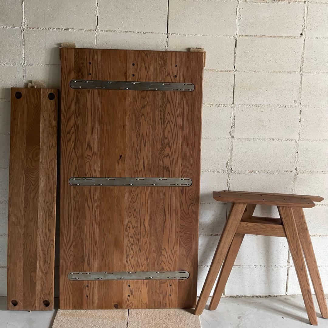 美品　unico ADDAY ウニコ　アディ　ダイニングテーブル オーク無垢材