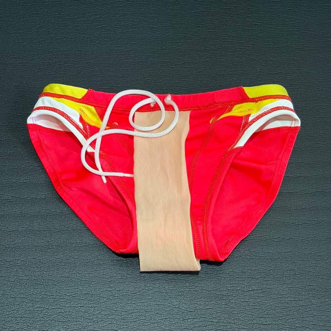 SPEEDO 競泳用水着 赤/黄 SSサイズ