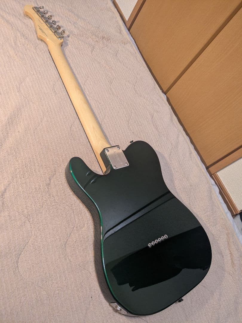 日本製テレキャスター FGN(フジゲン) グリーン エレキギター