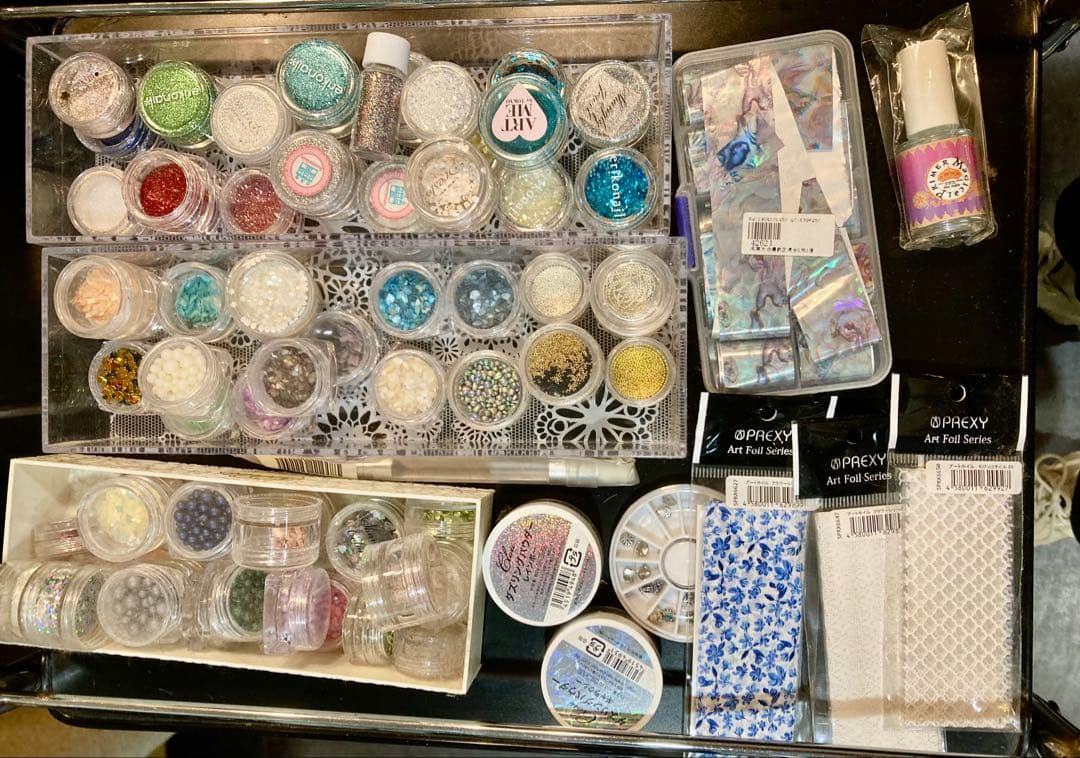 ネイルパーツ　スワロストーン　ファイル色々