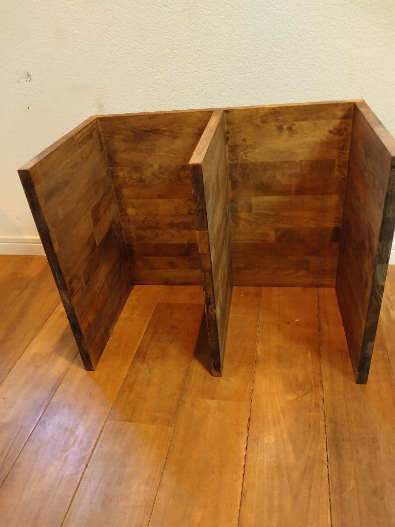 木製　ハンドメイド　オーダー　コの字型　棚　シェルフ　テレビ台　水槽台