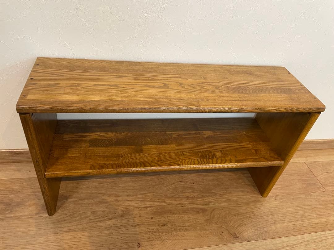 なごさん専用　ローテーブル　棚　カフェテーブル　テレビボード　無垢　オーク