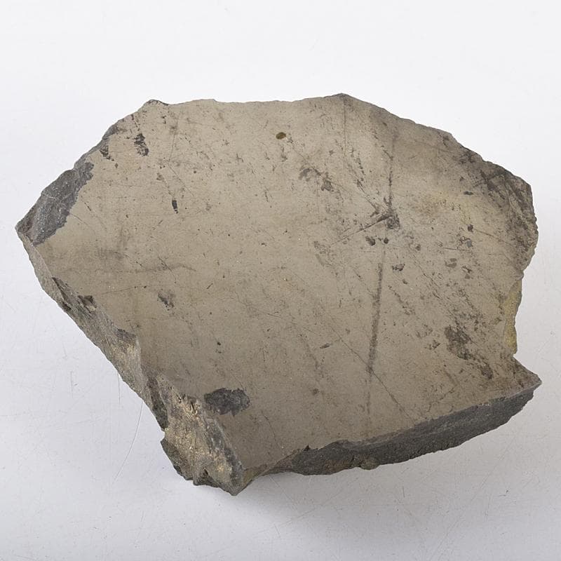 天然石　鑑賞石　伊州産　鏡石　置物　約778g　時代箱付　V　R8602