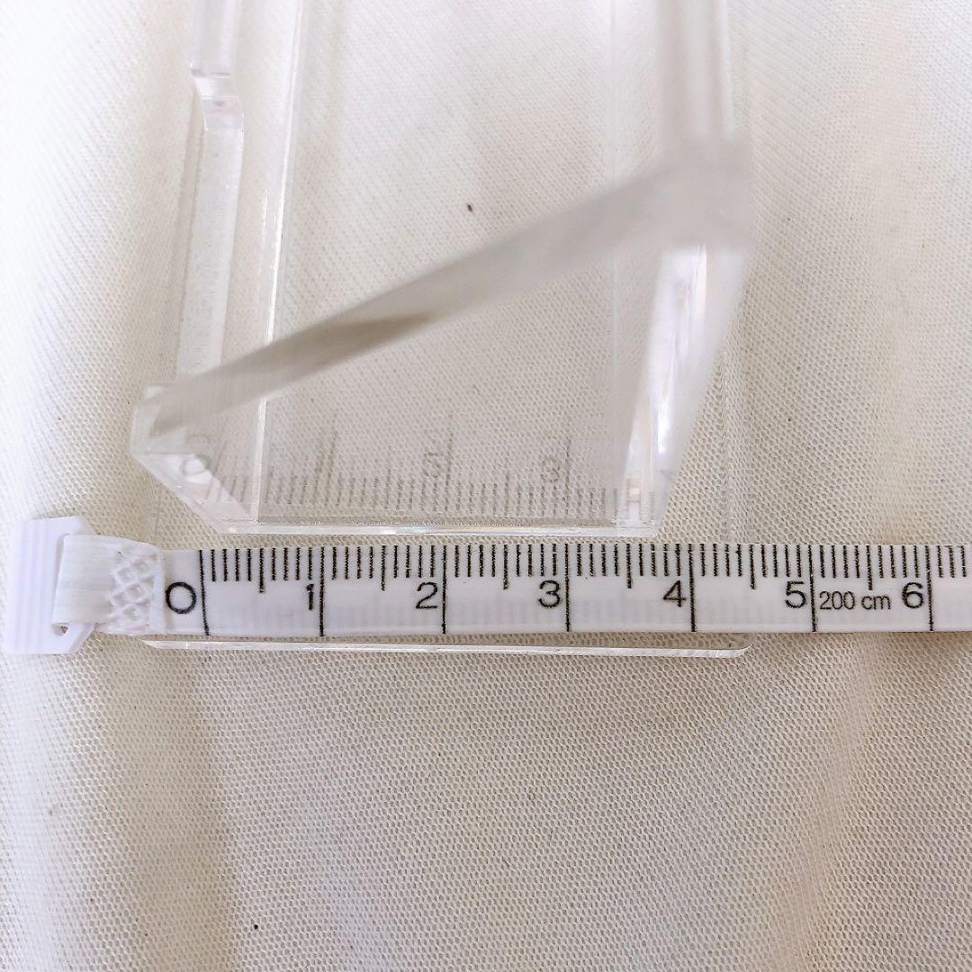 アクリル製 名刺ホルダー 横置き型 オフィス 整理用品 クリア 透明