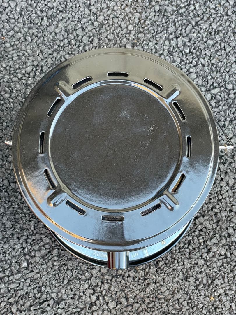 NEWアルパカ石油ストーブ 専用ケース・反射板・五徳付　ブラック