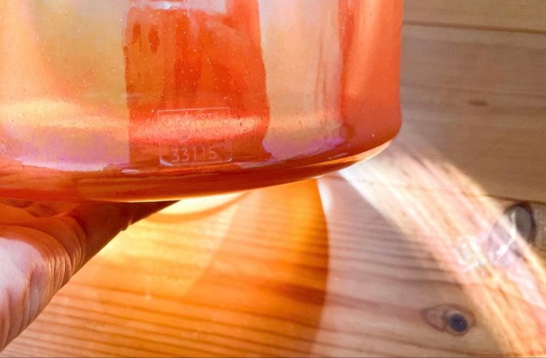 【期間限定価格】クリスタルトーンズ社クリスタルボウル　カーネリアンE ＋25