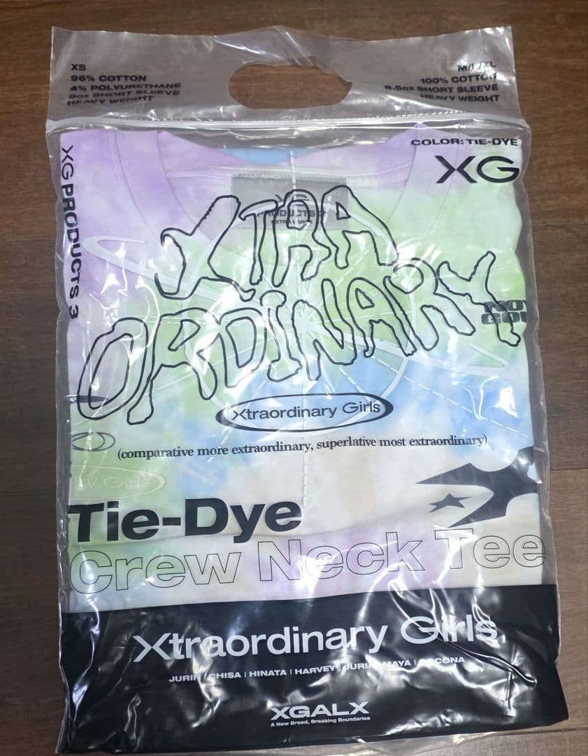 XG Tie-Dye Crew Neck Tee タイダイ Tシャツ Lサイズ