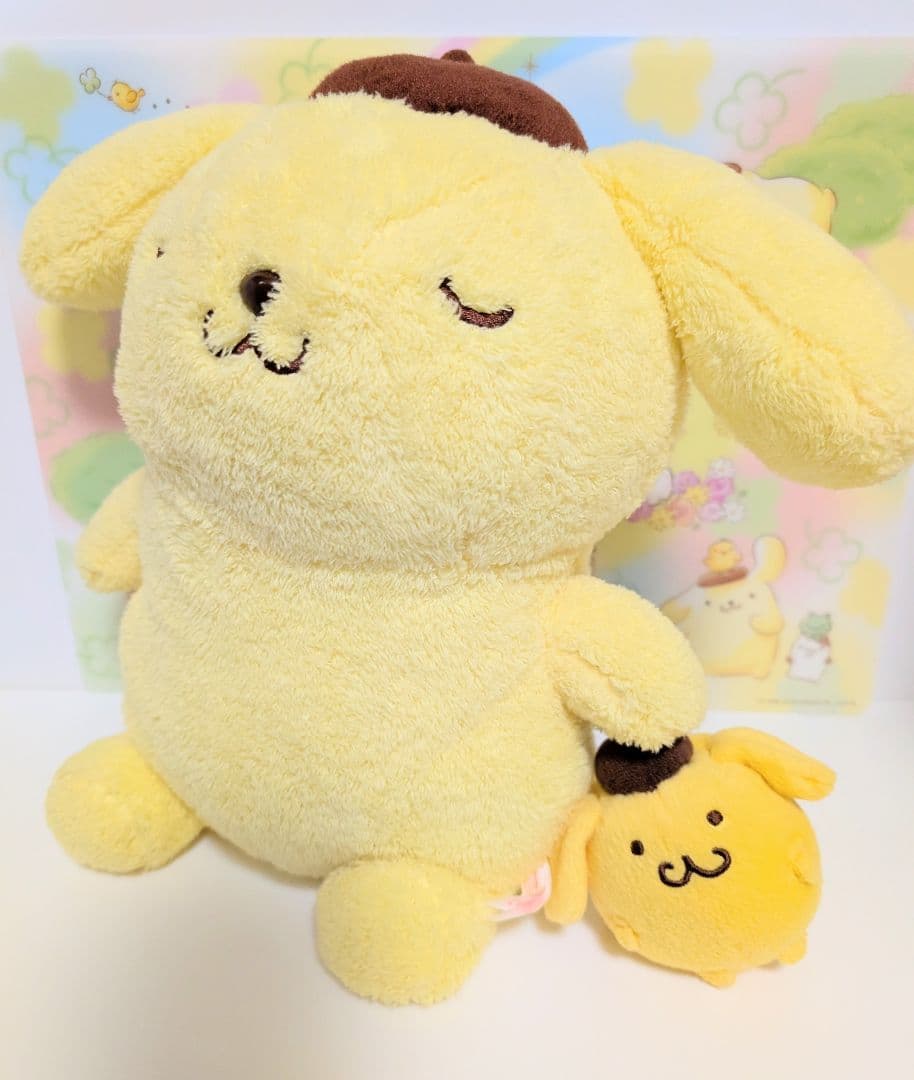 ポムポムプリン　ミニプリン　ぬいぐるみ